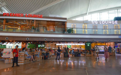 バリ島デンパサール空港のレストラン事情 チェックイン後