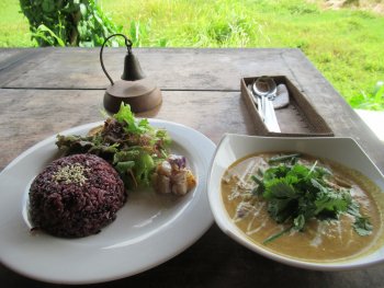 田んぼビューがご馳走!ポメグラネット ウブド（ポメグラネイト）