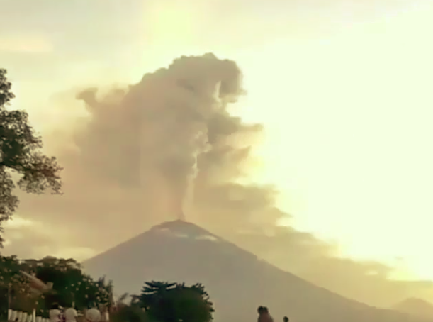 バリの火山噴火いつまで続くのか？